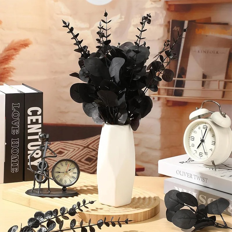 Black Eucalyptus Leaves Stems  - Eucalyptus Preserved avis et prix