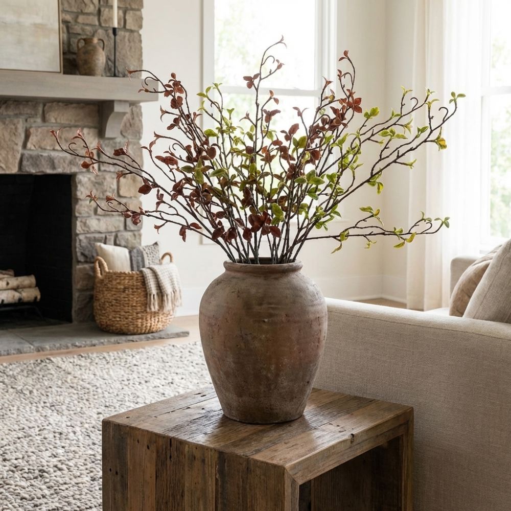 Real Touch Artificial Willow D - Branch Curly Willow avis et prix