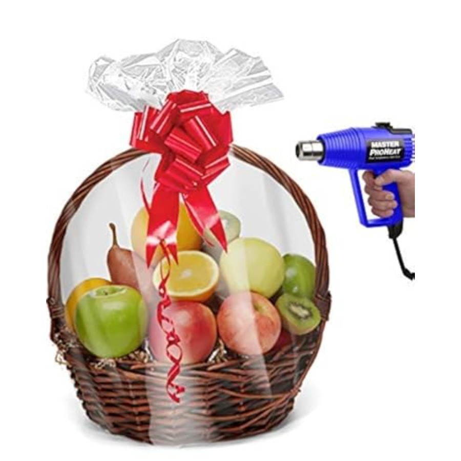 Shrink Wrap Basket Bags 20 Pac - Cellophane Wrap Clear avis et prix