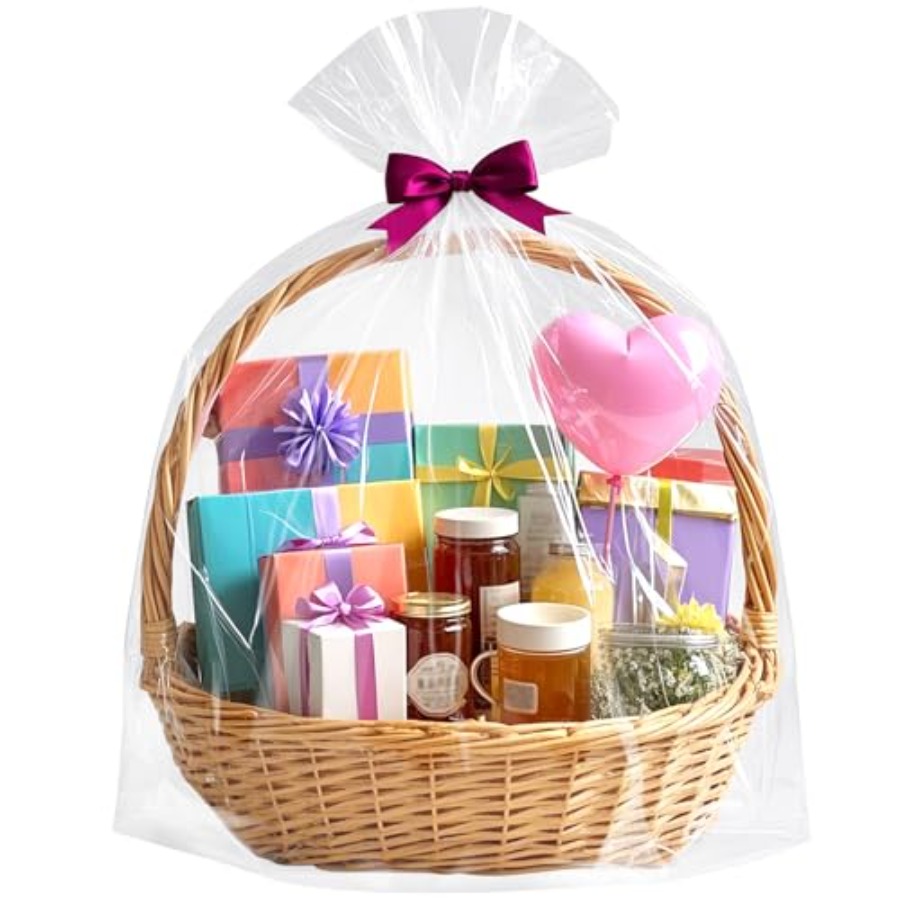 Extra Large Easter Cellophane  - Cellophane Wrap Clear avis et prix