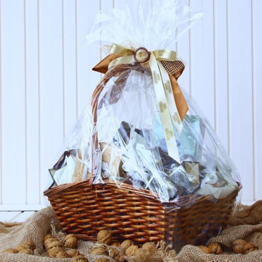 Extra Large Easter Cellophane  - Cellophane Wrap Clear avis et prix