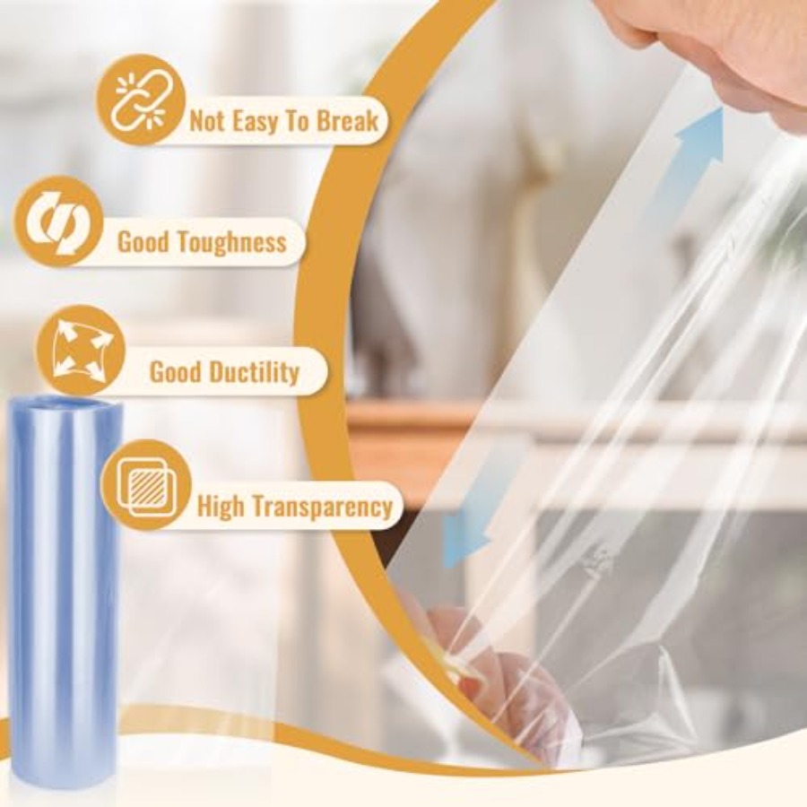 90PCS Shrink Wrap Bags for Chr - Cellophane Wrap Clear avis et prix