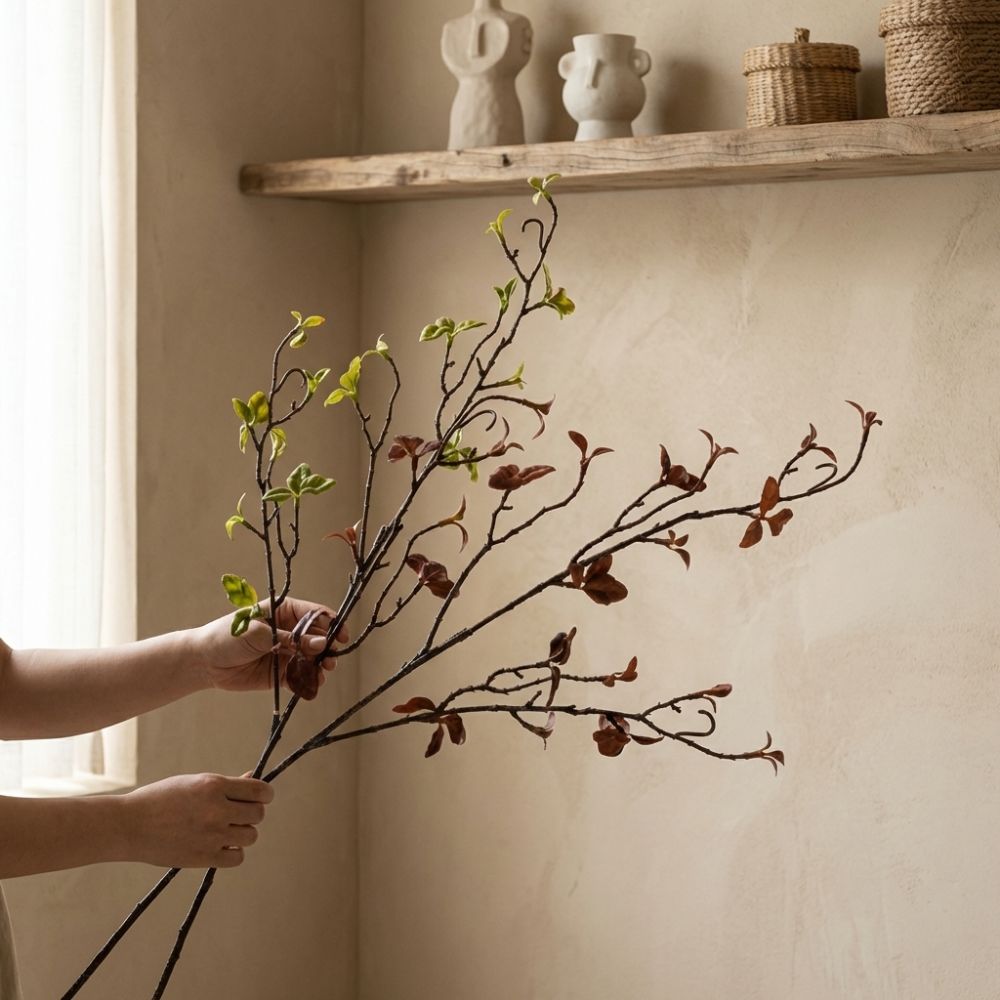 Real Touch Artificial Willow D - Branch Curly Willow avis et prix