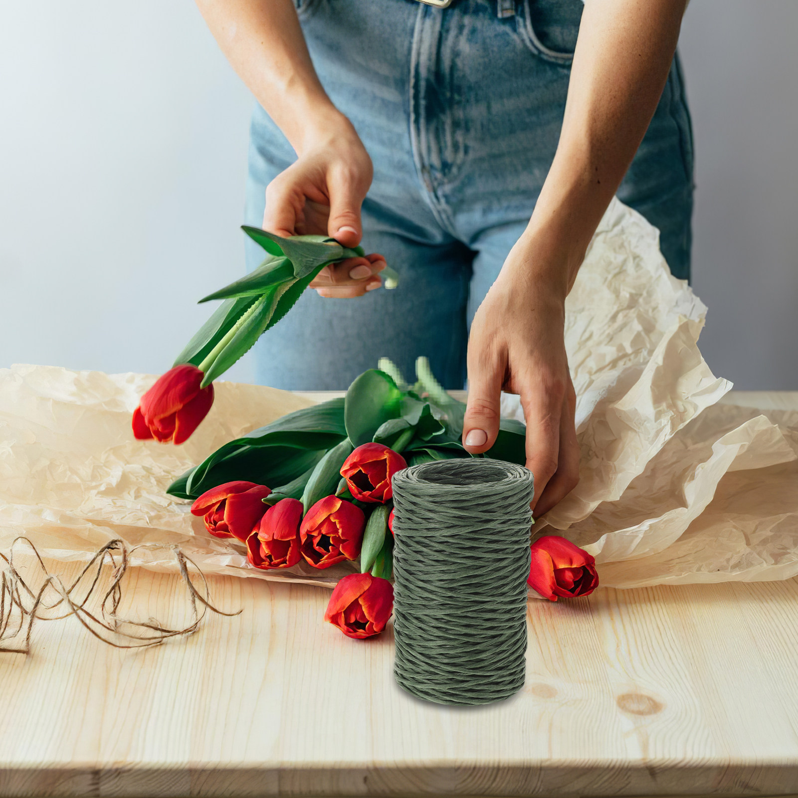 2 Rolls Covered Florist Wire 2 - Anda Florist Supply avis et prix