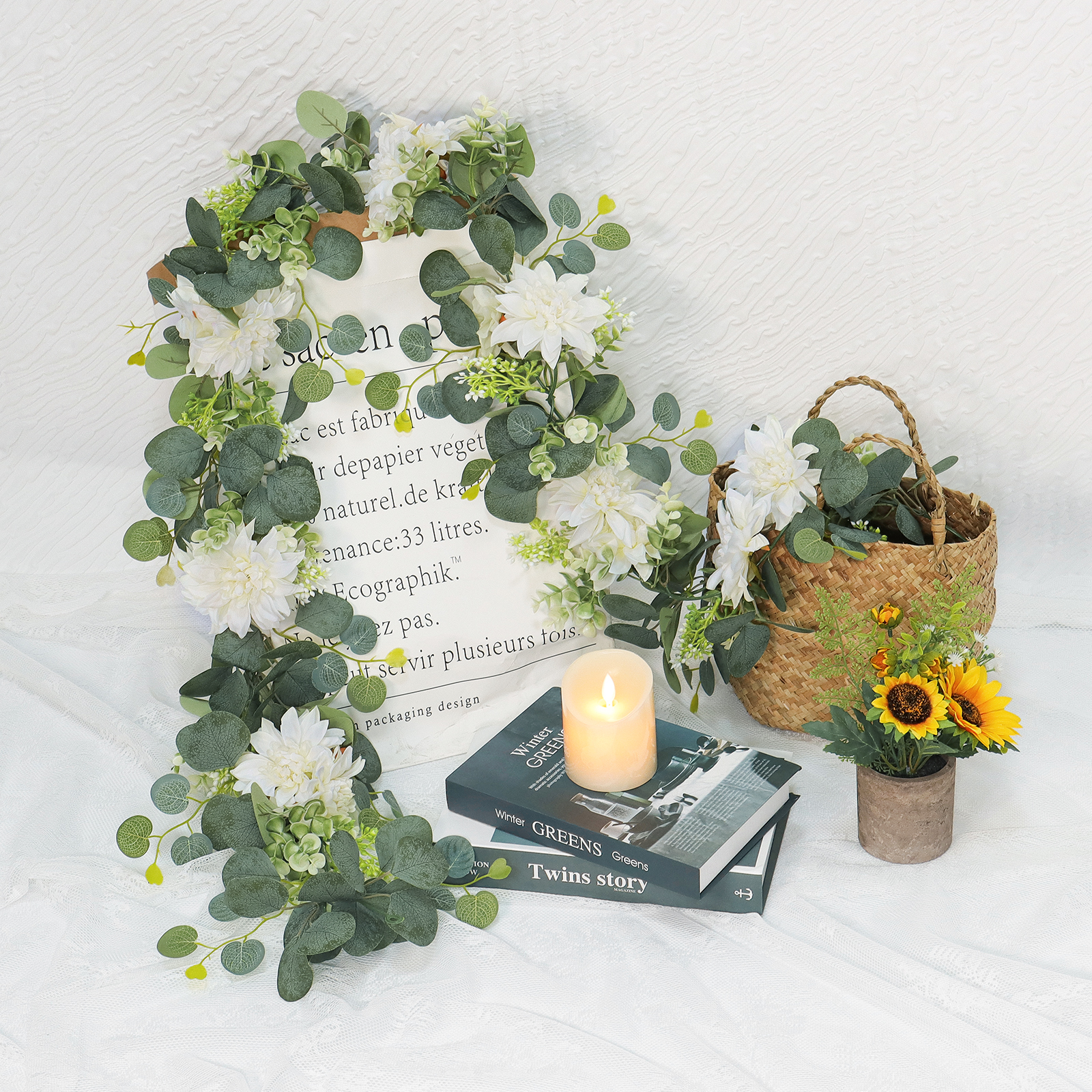 Artificial Flowers Eucalyptus  - Eucalyptus Preserved avis et prix