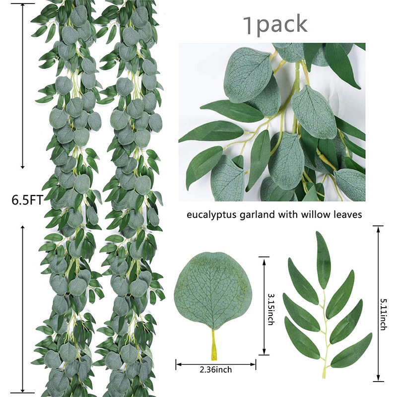 200cm Fake Eucalyptus Rattan A - Eucalyptus Preserved avis et prix