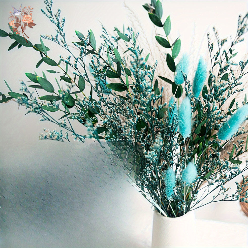 Blue Natural Dried Flowers Pam - Dried Flower Bunch avis et prix