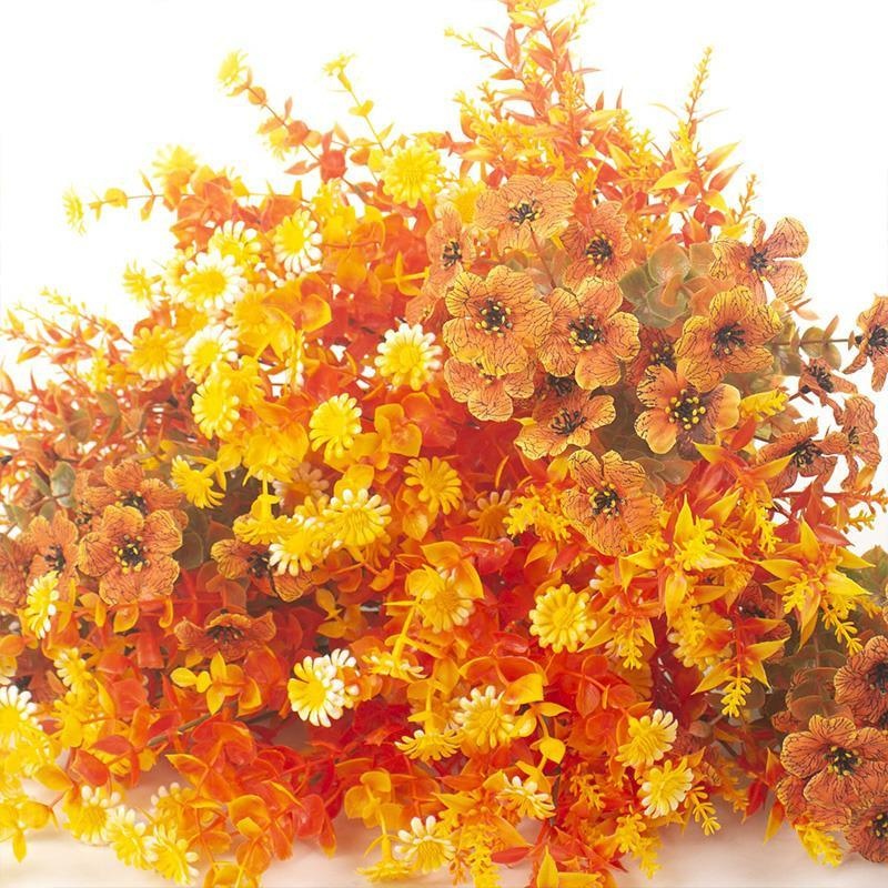 1Pcs Bundle Artificial Fall Fl - Dried Flower Bunch avis et prix