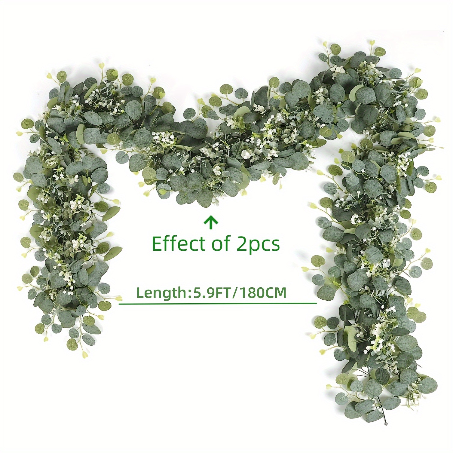 1pc Artificial Eucalyptus Leav - Eucalyptus Preserved avis et prix