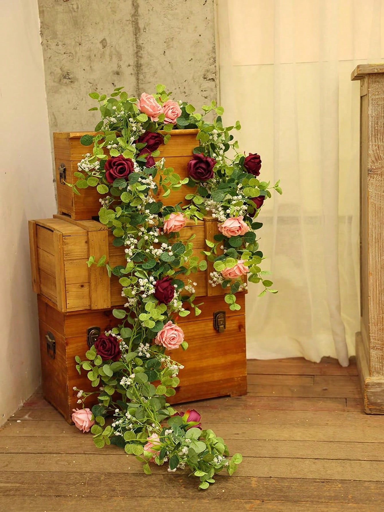 1pc 5.9FT Artificial Eucalyptu - Eucalyptus Preserved avis et prix