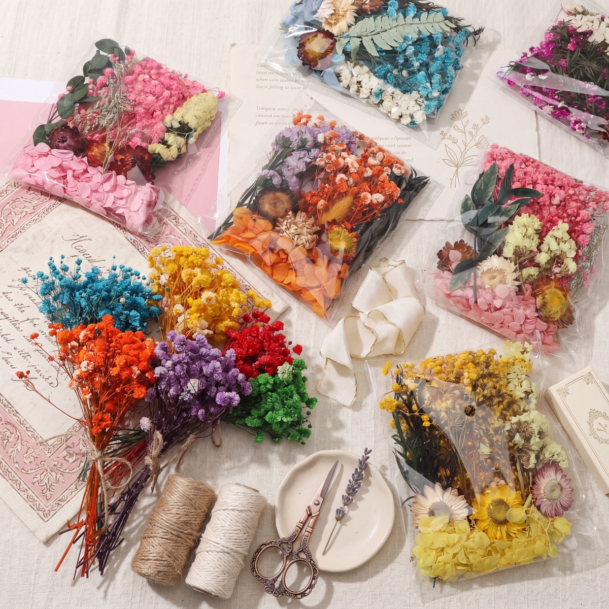 1 Pack Preserved Dried Flower  - Dried Flower Bunch avis et prix