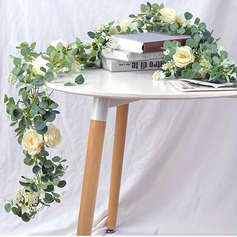 70inch Eucalyptus and Rose Gar - Eucalyptus Preserved avis et prix