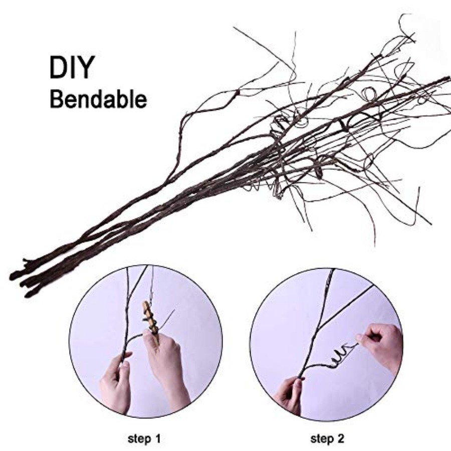 10PCS Lifelike Curly Willow Br - Branch Curly Willow avis et prix