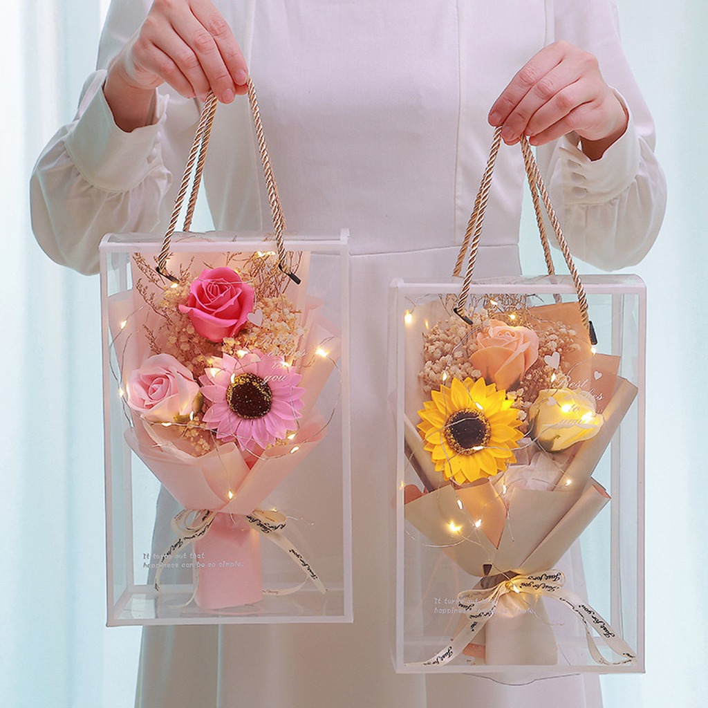 Soap Flower Decorative Bouquet - Dried Flower Bunch avis et prix