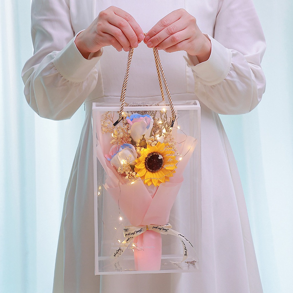 Soap Flower Decorative Bouquet - Dried Flower Bunch avis et prix
