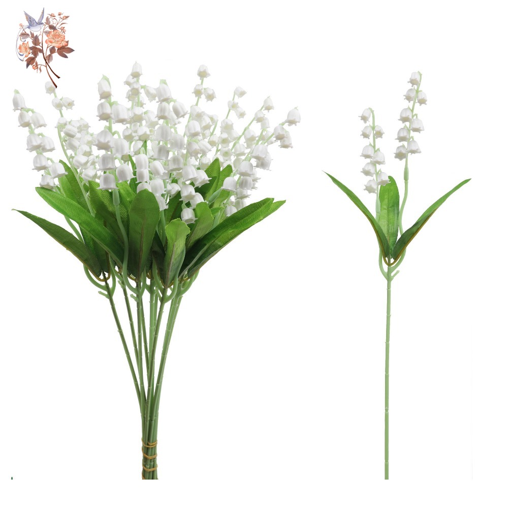 White Lily of The Valley 10Pcs - Dried Flower Bunch avis et prix