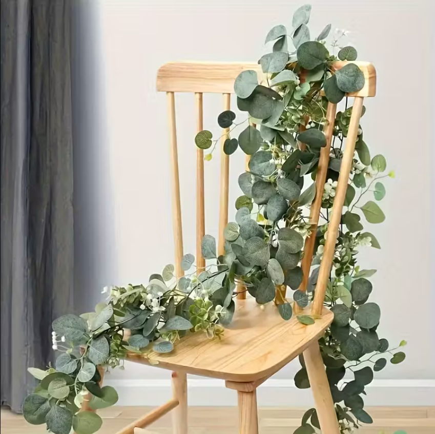 1pc Artificial Eucalyptus Garl - Eucalyptus Preserved avis et prix