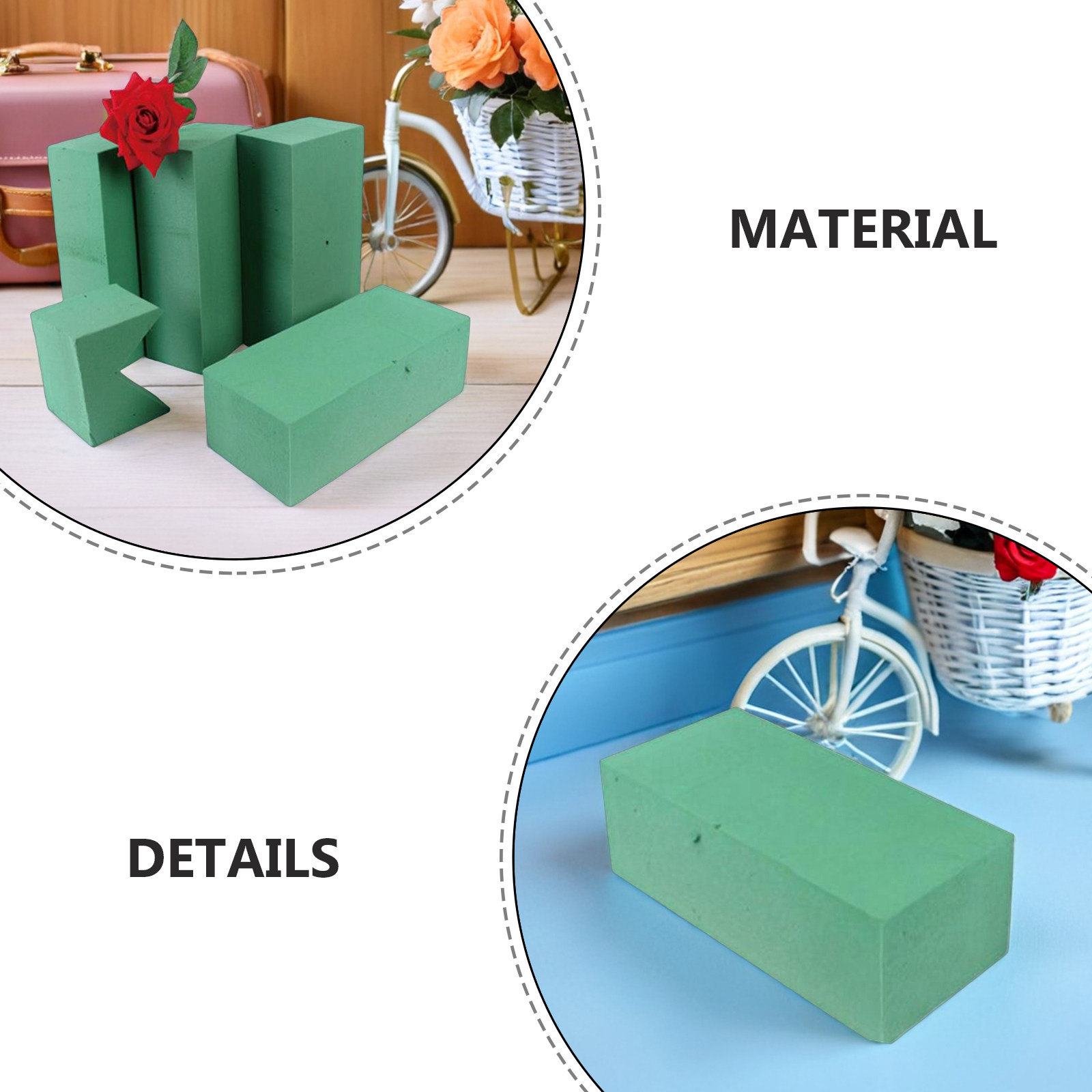Floral Block Flower Brick Flor - Anda Florist Supply avis et prix