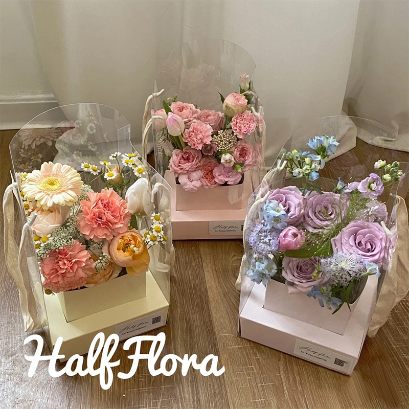New Rose Flower Hand Packaging - Anda Florist Supply avis et prix