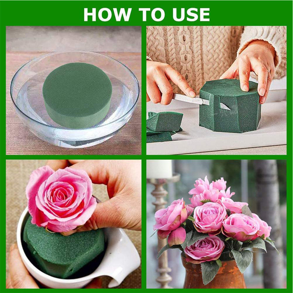 10Pcs Round Flower Mud Floral  - Anda Florist Supply avis et prix