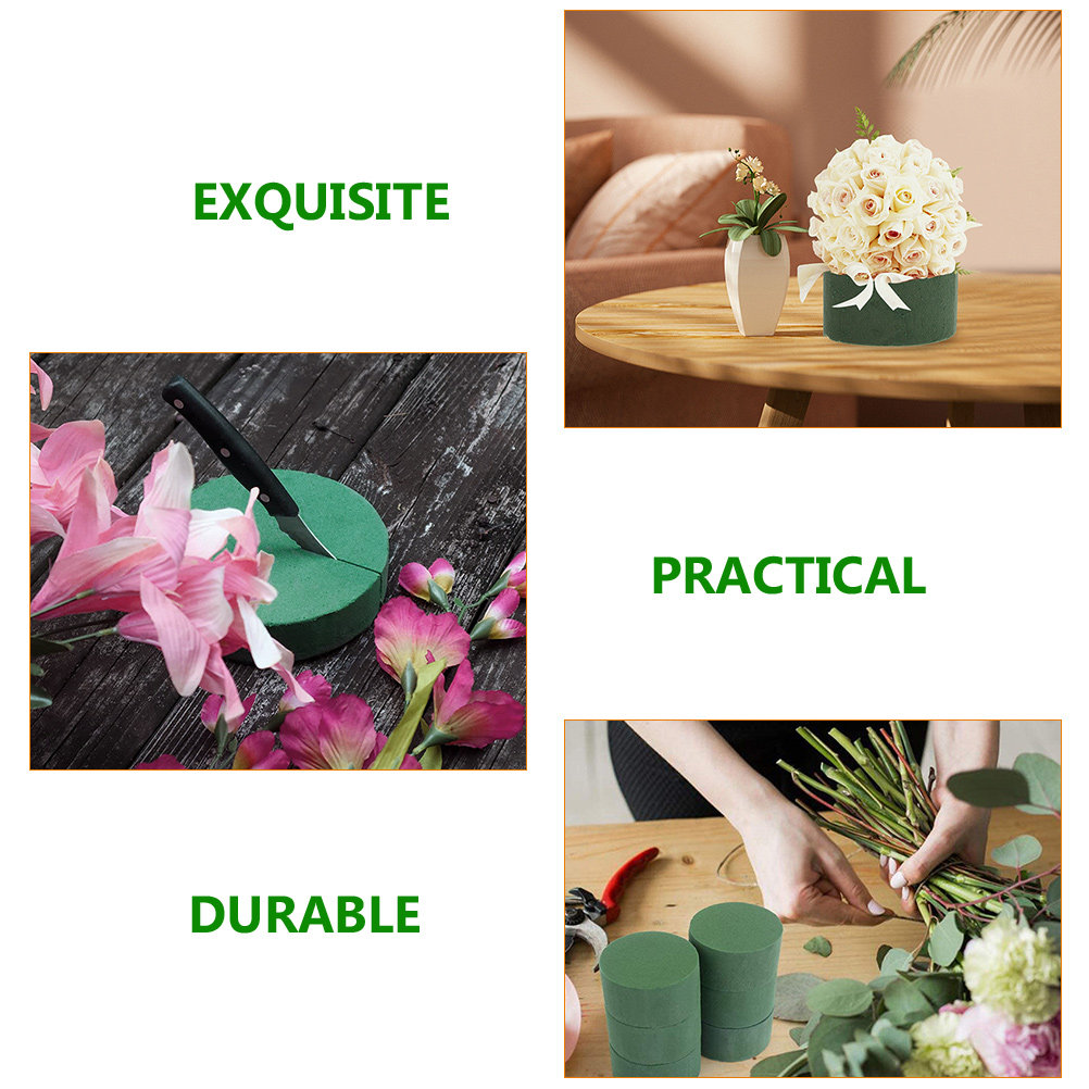 10Pcs Round Flower Mud Floral  - Anda Florist Supply avis et prix